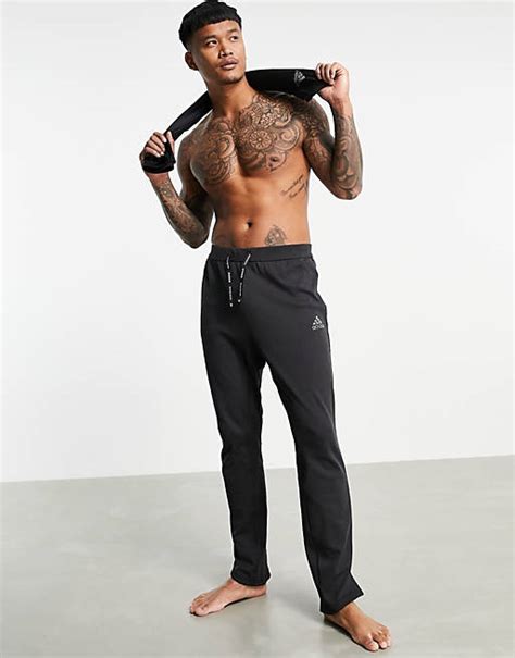 yoga broek adidas zwart